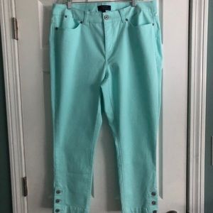 Talbots Crop 5 pocket Jeans.